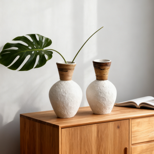 Boho-Chic Decorative Vase