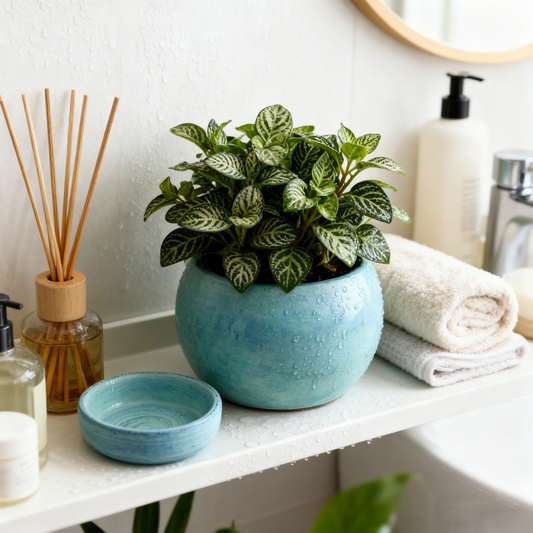 Blue Handmade Nature Jar